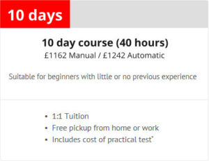 10 day intensive course Leicester